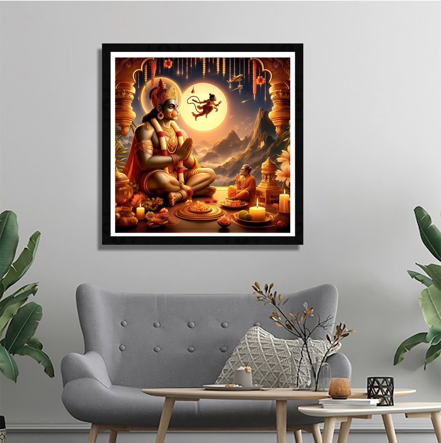 asasa-1-1.jpg Lord Hanuman ji wall Arts Painting - Image 1