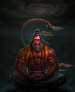 Lord Hanuman ji wall Décor Art Painting - Image 5