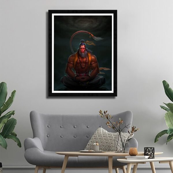Lord Hanuman ji wall Décor Art Painting