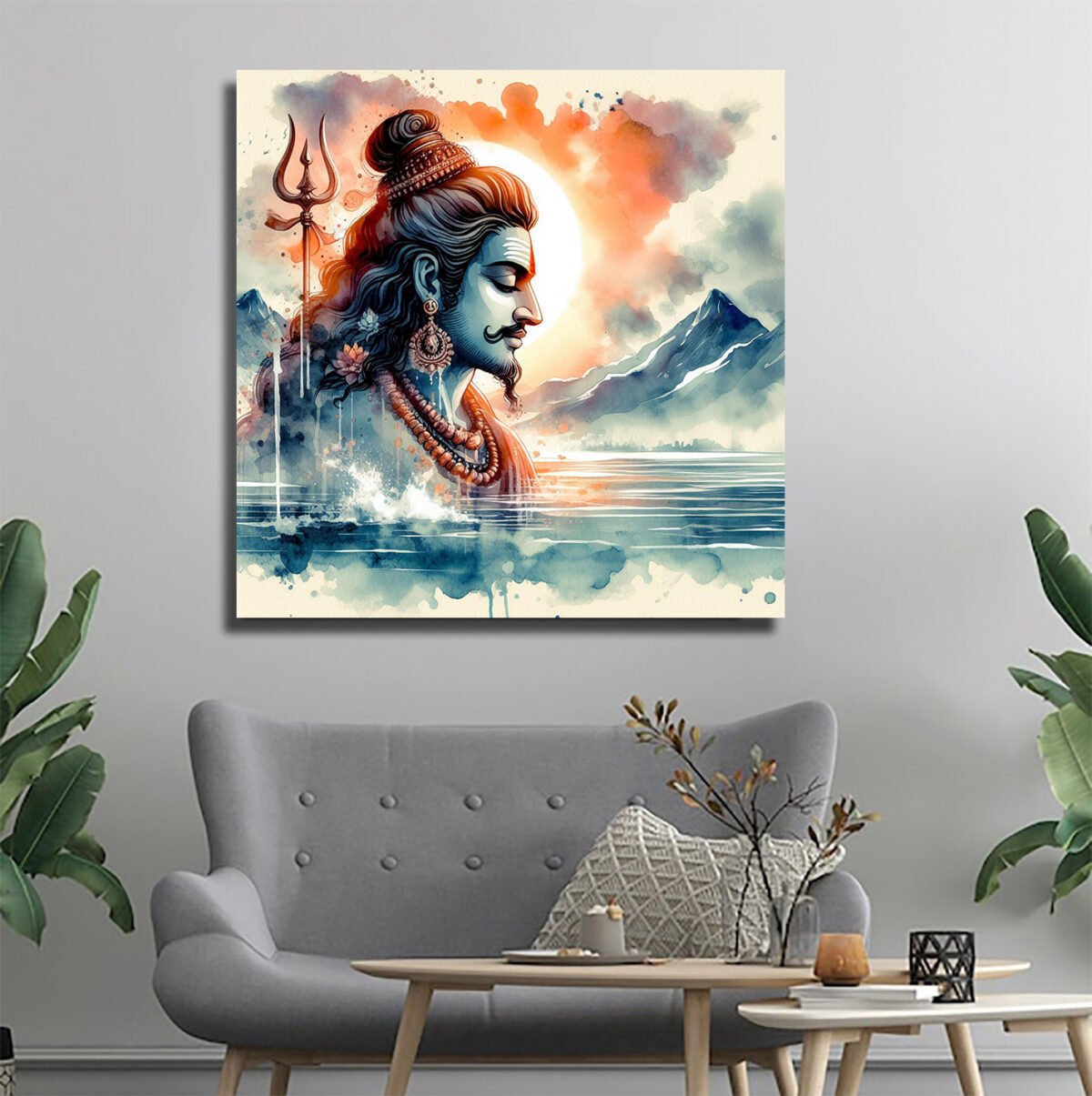 Lord Shiv ji Décor Art Painting - Image 3